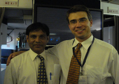 Dr Sudhir Singh with Dr David Hunter Cherwek , Medical Director ,Orbis International